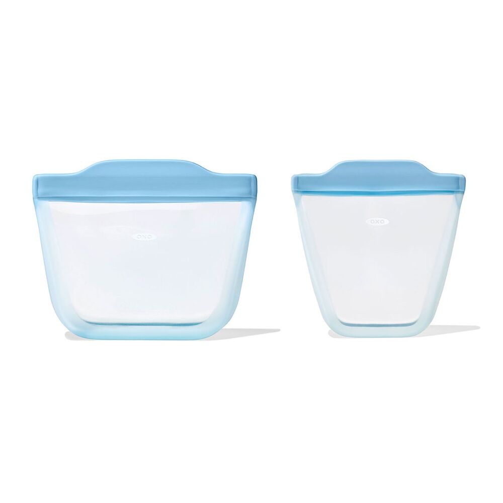 Tot Silicone Reusable Bag - 2-Piece Stand-Up Cup Set H6