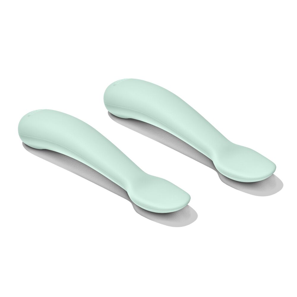 Textured Suction Plate & Spoons Set – 3-Piece F9