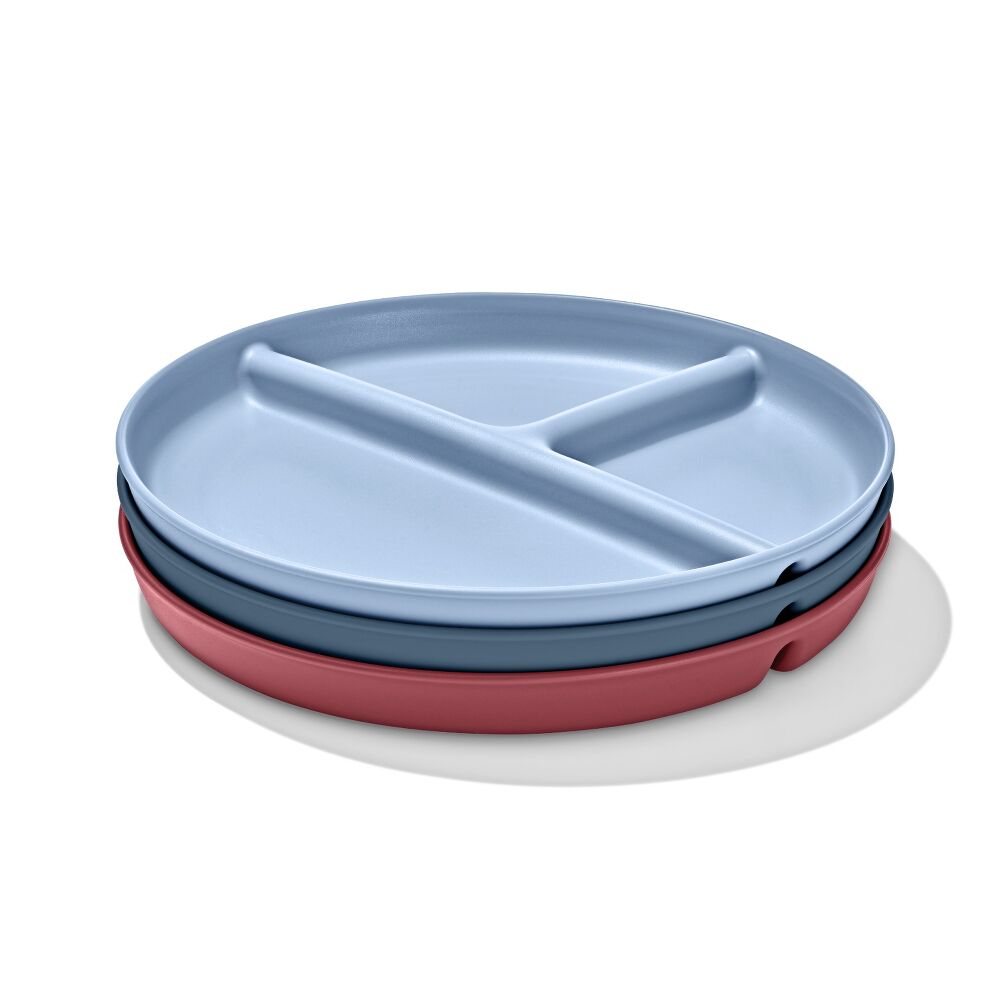 Stackable Divided Plates Set - 3 Pack A7