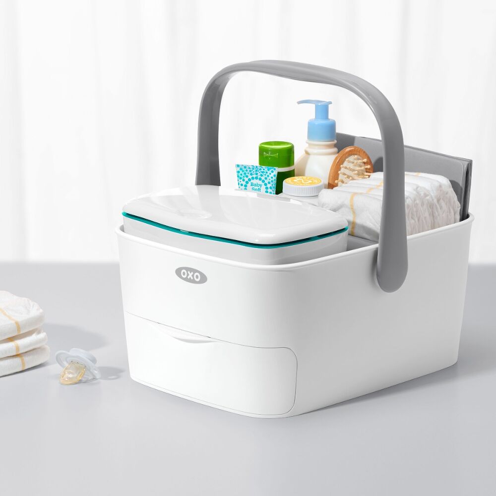 Diaper Caddy with Changing Mat W8