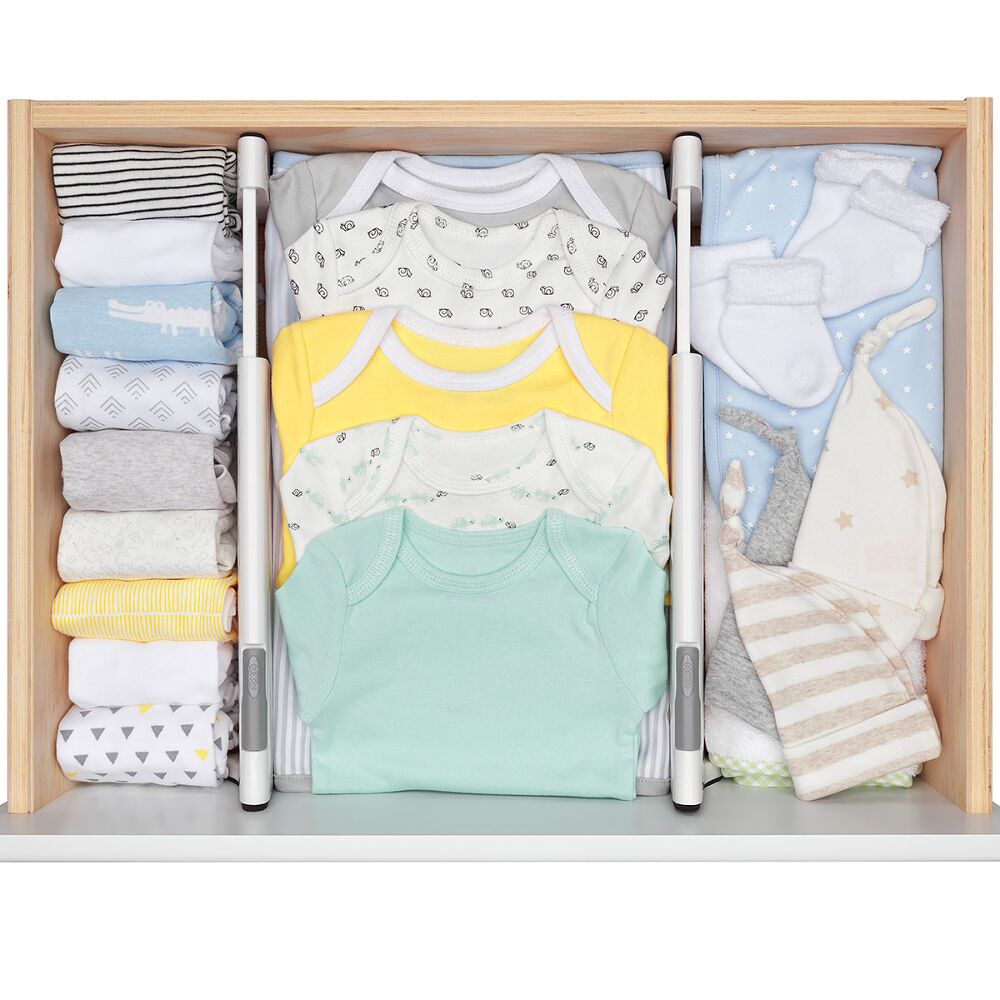 OXO TOT Expandable Dresser Drawer Divider - 4 Pack T1