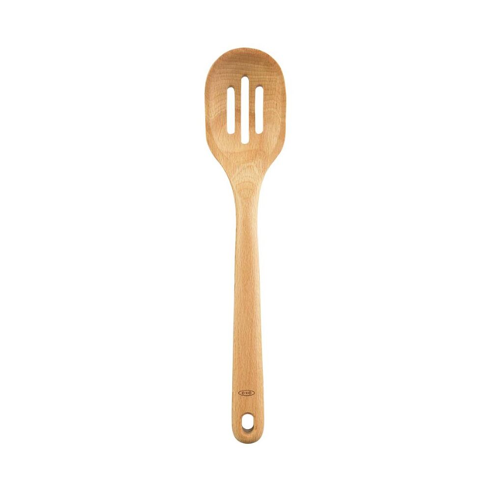 Wooden Slotted Spoon W5