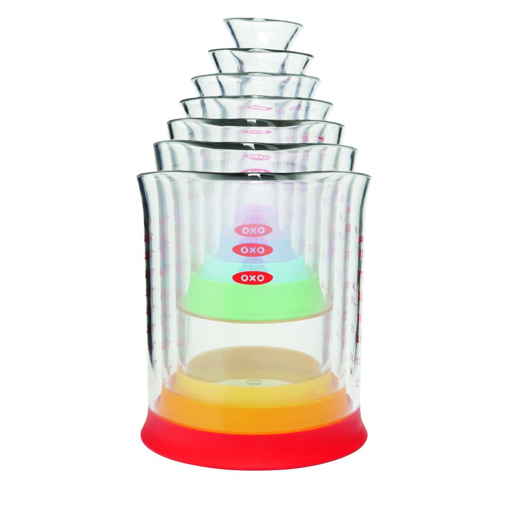 7 Piece Liquid Measuring Beaker Set M4