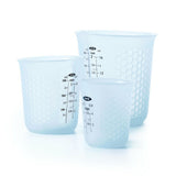 3 Piece Squeeze & Pour Silicone Measuring Cup Set L9