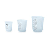 3 Piece Squeeze & Pour Silicone Measuring Cup Set L9