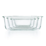 Smart Seal 3.5 Cup Glass Rectangle Container - Teal A7