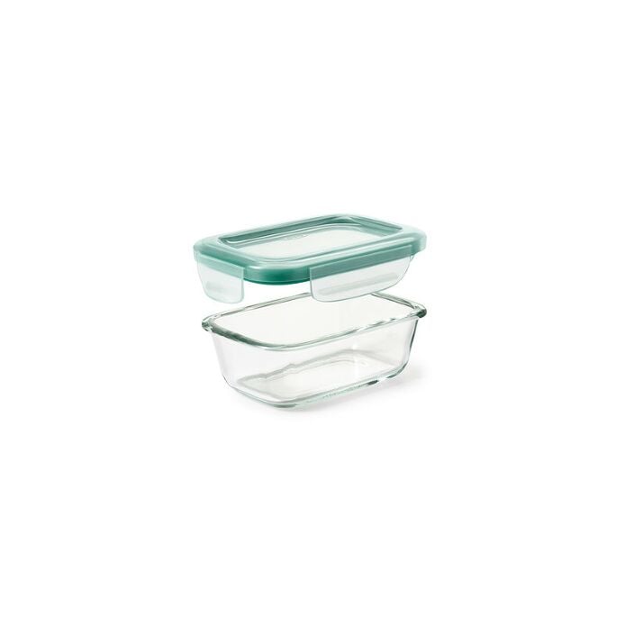 OXO Good Grips 1.6 Cup Smart Seal Glass Rectangle Container D7