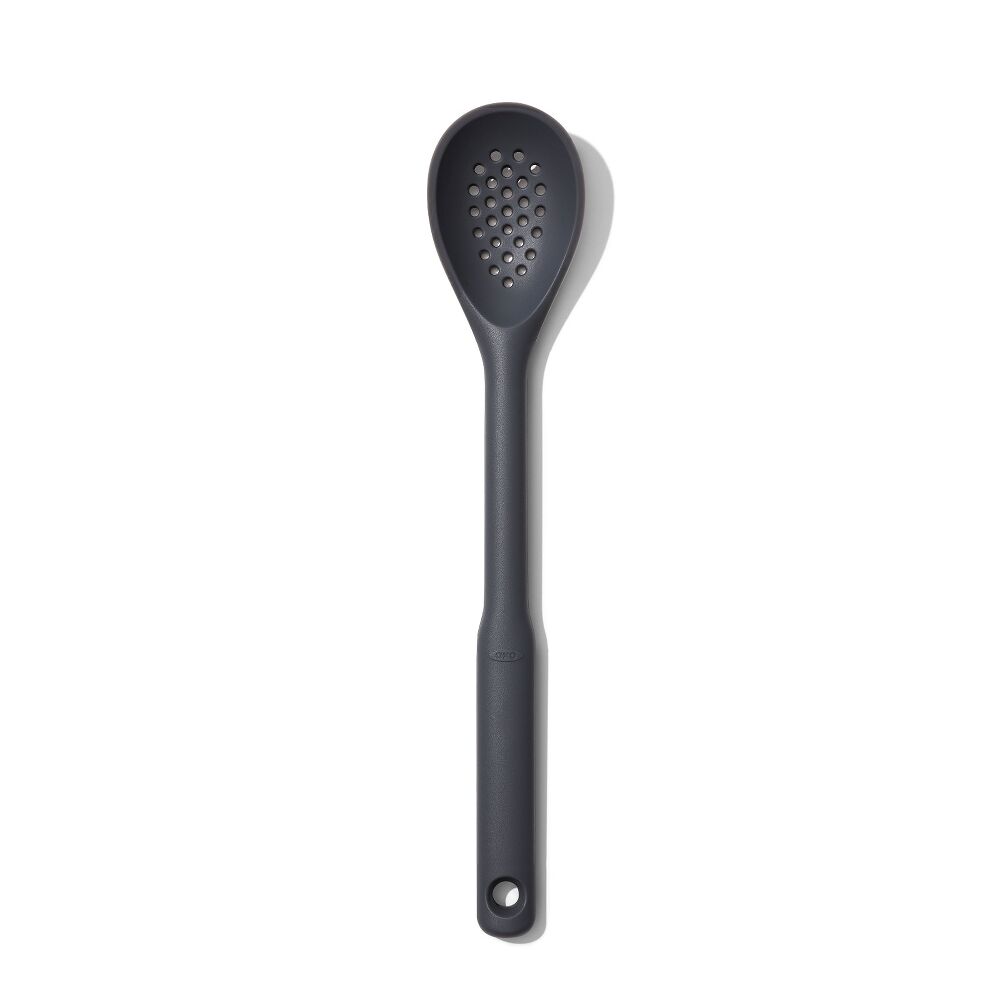 OXO Good Grips Silicone Slotted Spoon - Peppercorn S1
