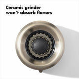 Contoured Mess-Free Salt Grinder D0