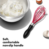 2 Pc Silicone Whisk Set D4