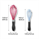 2 Pc Silicone Whisk Set D4