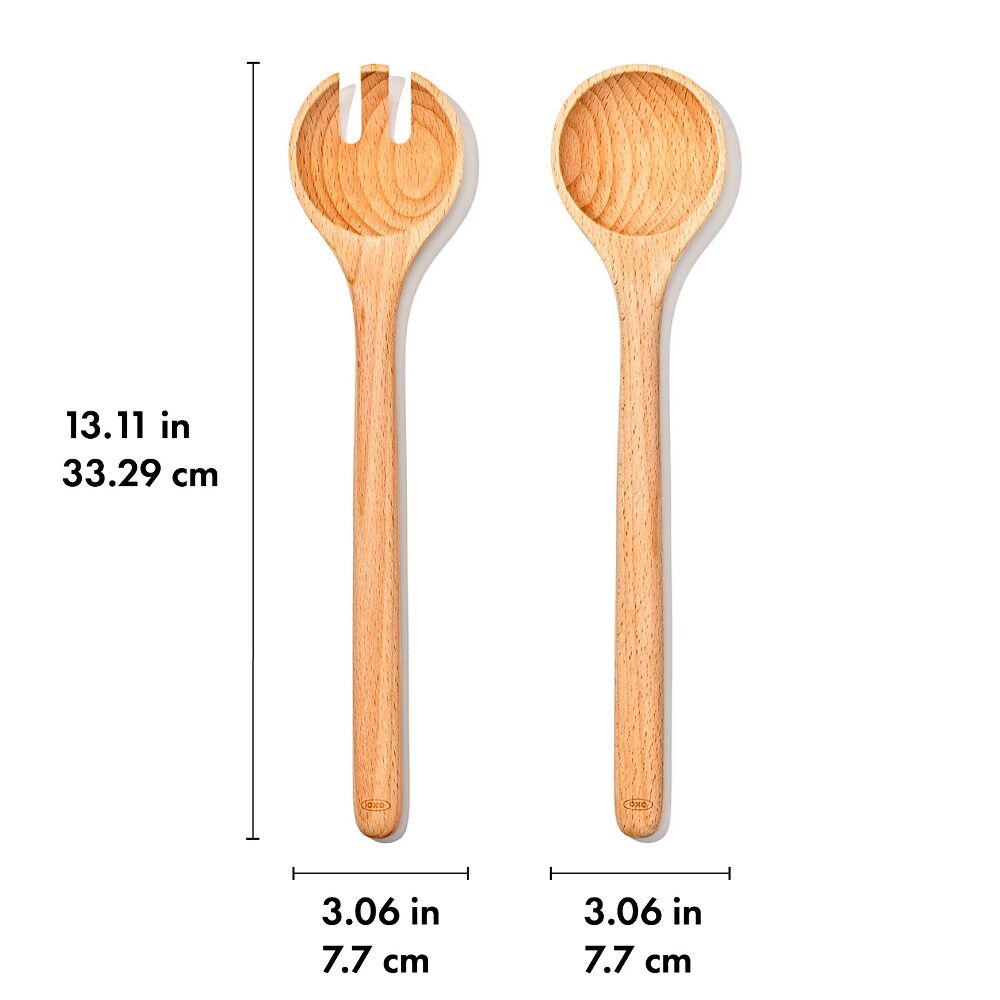 Beechwood Salad Servers – 2-Piece Set W1