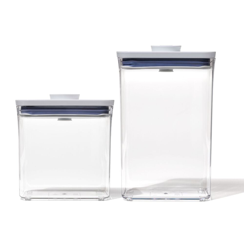 POP Container - Rectangle Medium (2.7 Qt.) & POP Container - Rectangle Short (1.7 Qt.) Bundle Z8