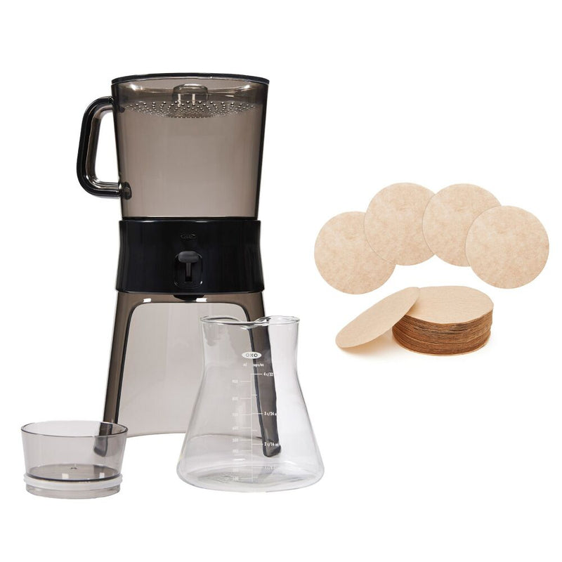 Cold Brew Coffee Maker & Cold Brew Coffee Maker Paper Filters Bundle H9