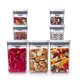POP 4-Piece Mini Container Set & 3-Piece POP Container Value Set Bundle U0