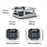 Over-the-sink Aluminum Dish Rack L9