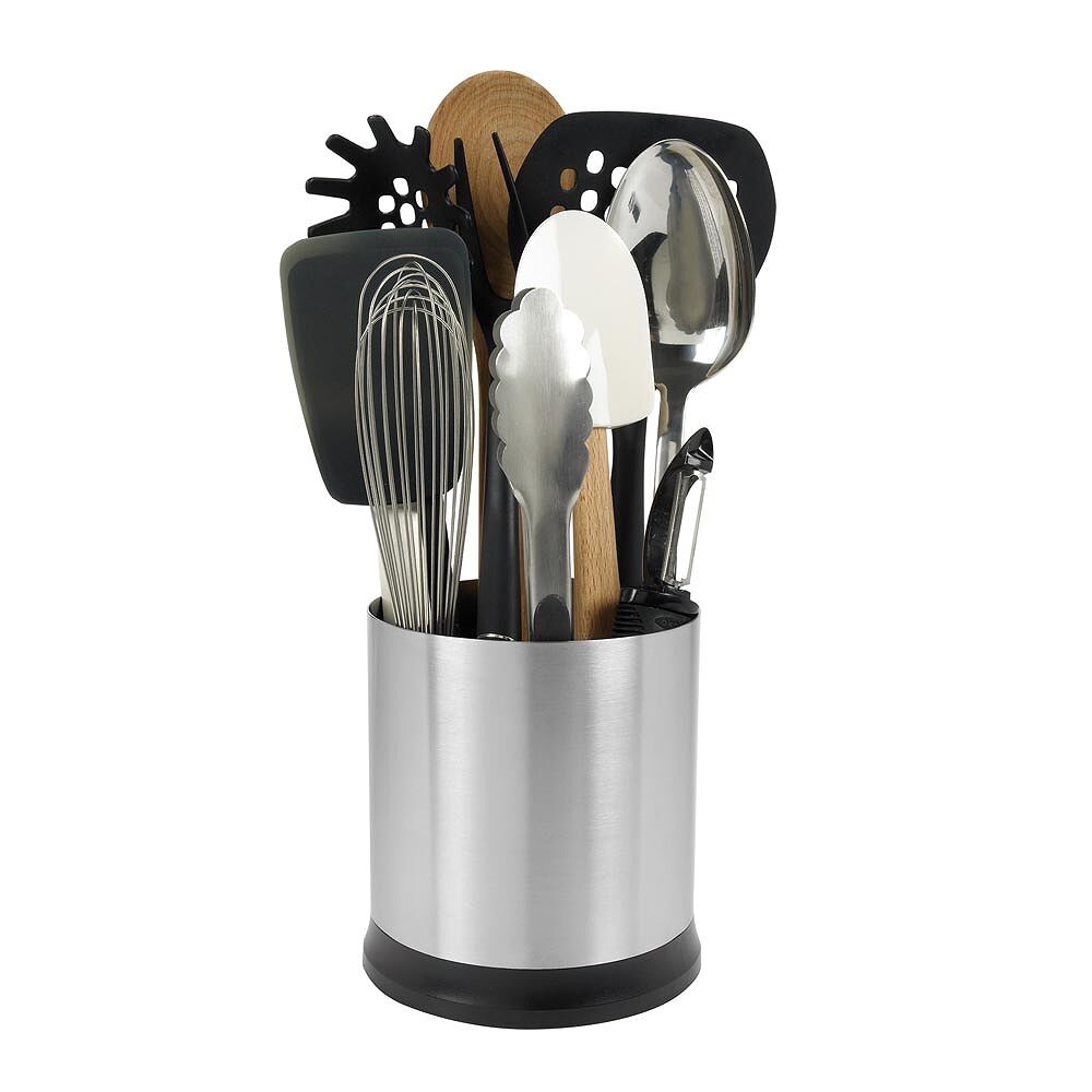 Stainless Steel Rotating Utensil Holder C9