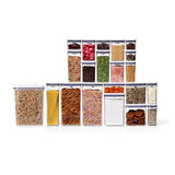 POP Large Cereal Dispenser (4.5 Qt.) & 20-Piece POP Container Set Bundle S4