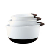 3-Piece Mixing Bowl Set - White X2
