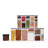 20-Piece POP Container Set & Steel Coffee POP Container (1.7 Qt) with Scoop Bundle V4