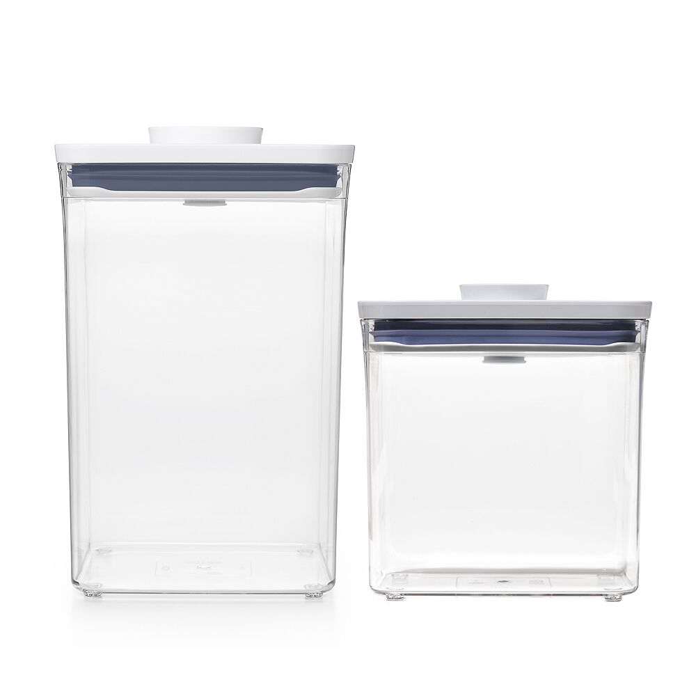 POP Container - Big Square Medium (4.4 Qt.) & POP Container - Rectangle Short (1.7 Qt.) Bundle Z8