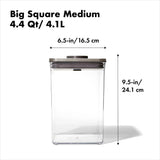 POP Container - Big Square Medium (4.4 Qt/4.2 L) A0