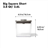 POP Container - Big Square Short (2.8 Qt/2.6 L) Z0