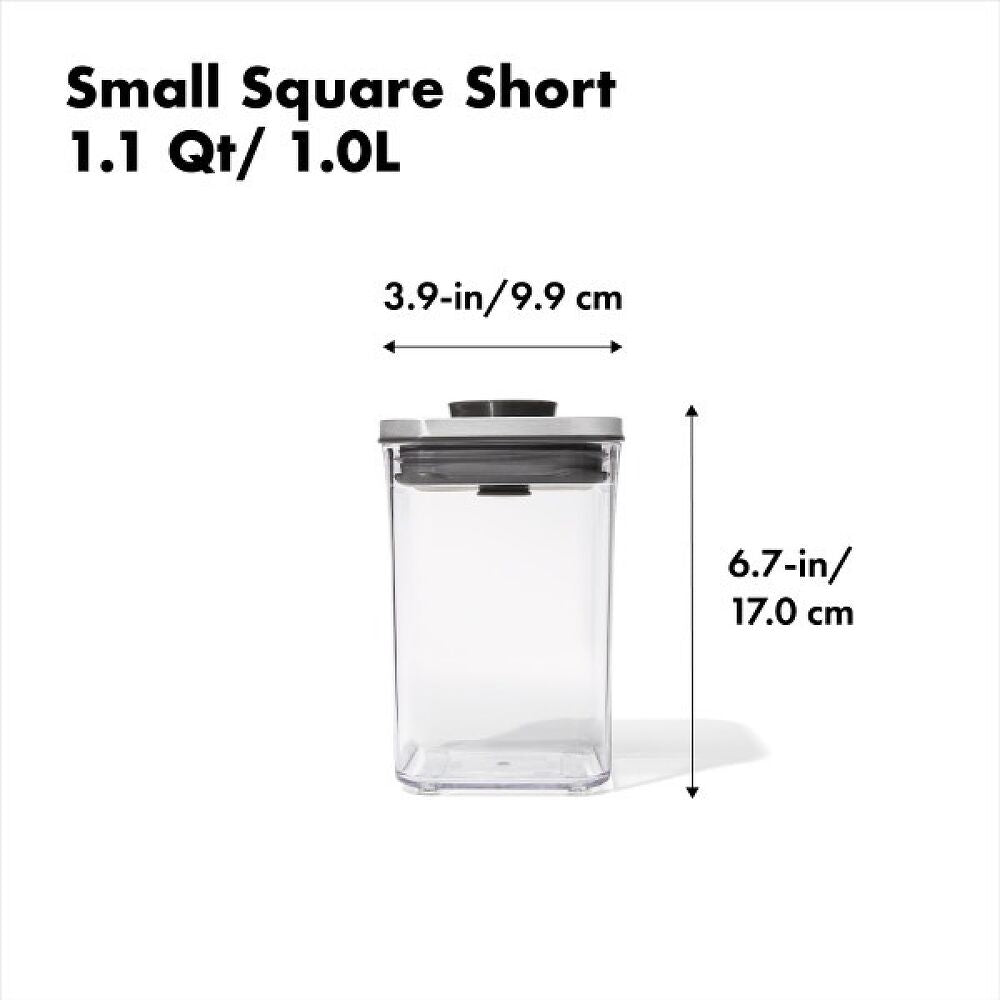 POP Container - Small Square Short (1.1 Qt/1.0 L) P7