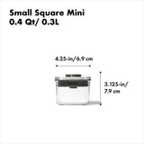 POP Container - Small Square Mini (0.4 Qt.) S3