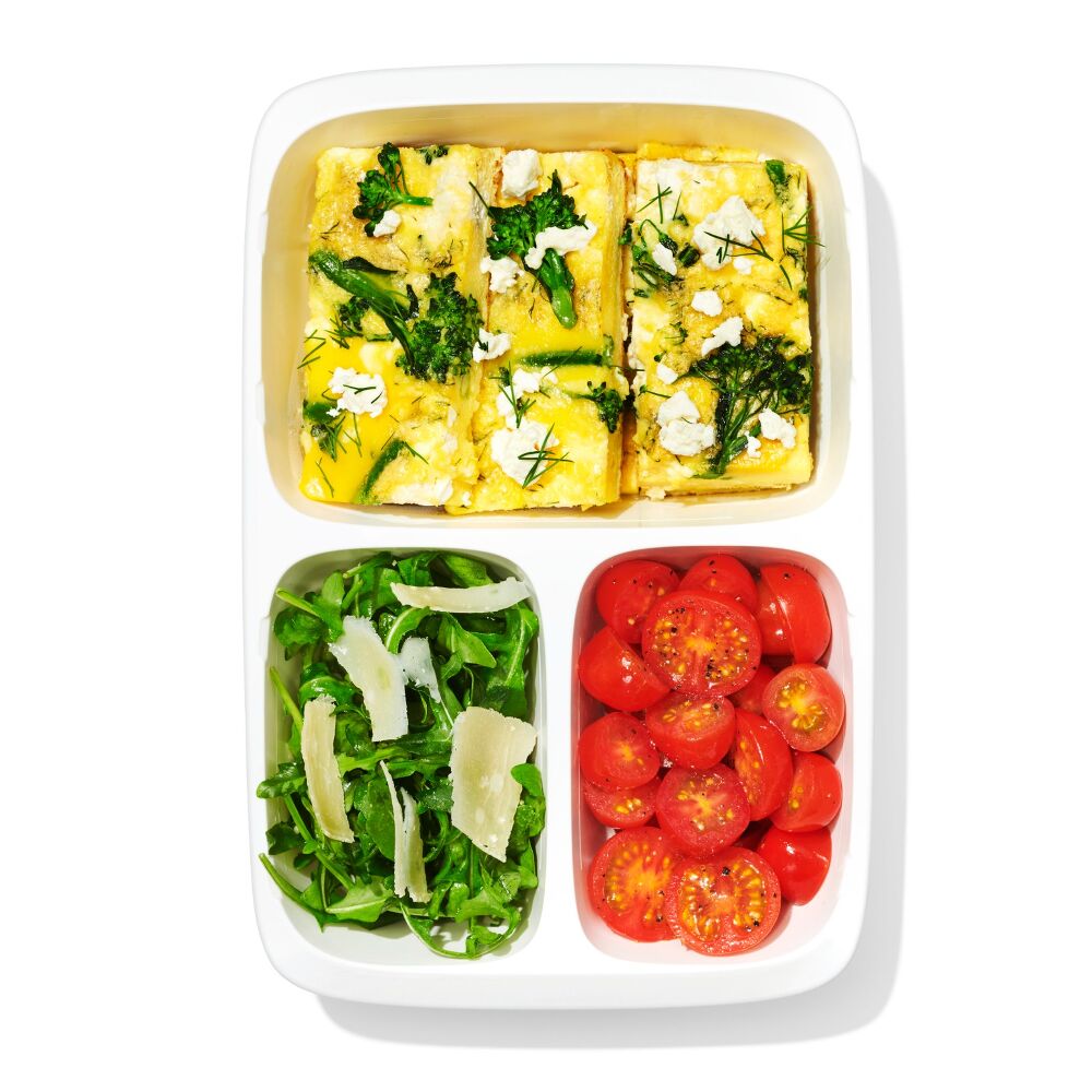 Prep & Go 4.1-Cup Divided Container - Ocean Blue E9
