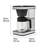 8-Cup Coffee Maker with Podless Single-Serve Function and Glass Carafe R5