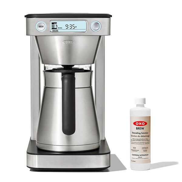12-Cup Coffee Maker with Podless Single-Serve Function & Descaling Solution Bundle J6