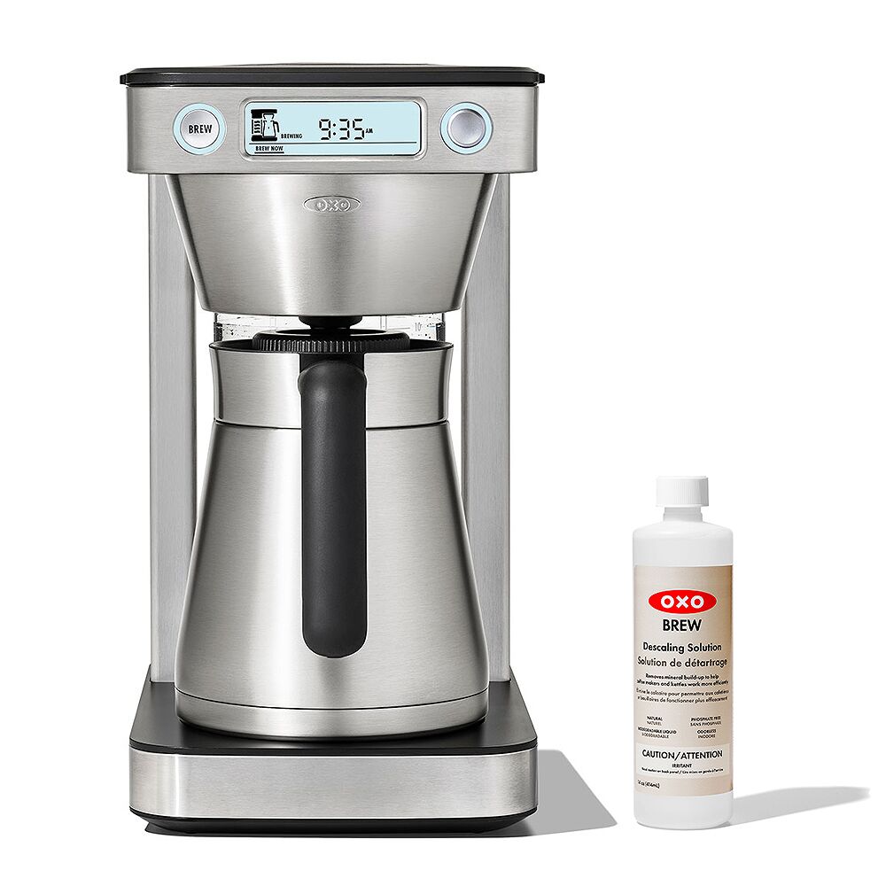 12-Cup Coffee Maker with Podless Single-Serve Function & Descaling Solution Bundle J6