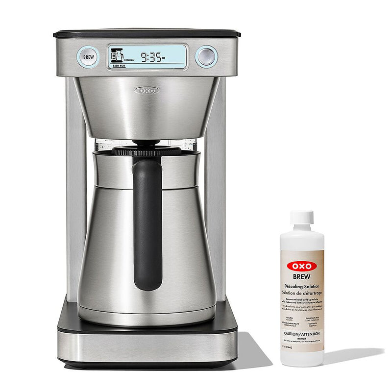 12-Cup Coffee Maker with Podless Single-Serve Function & Descaling Solution Bundle J6