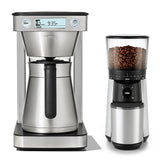 12-Cup Coffee Maker with Podless Single-Serve Function & Conical Burr Coffee Grinder Bundle C2