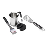 Grilling Basting Pot and Brush Set & Grilling Precision Turner Bundle E1