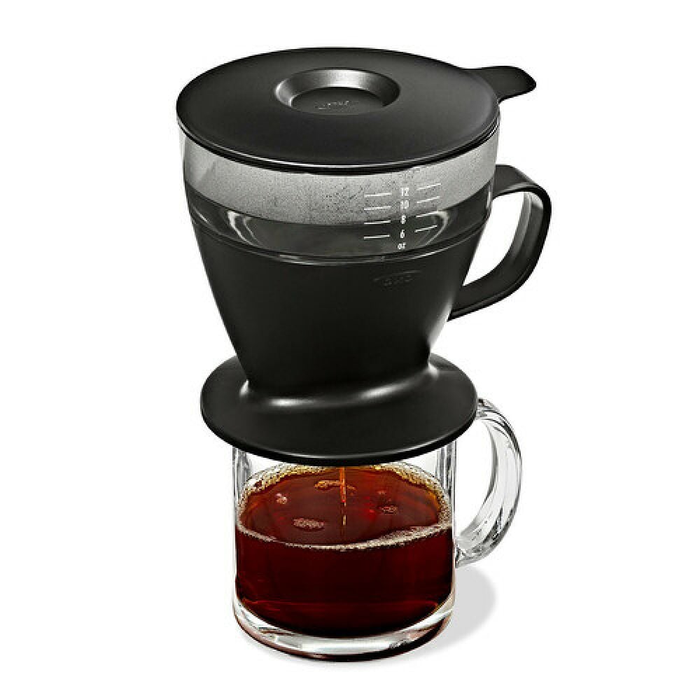 Pour Over Coffee Maker with Water Tank - Matte Black Z3