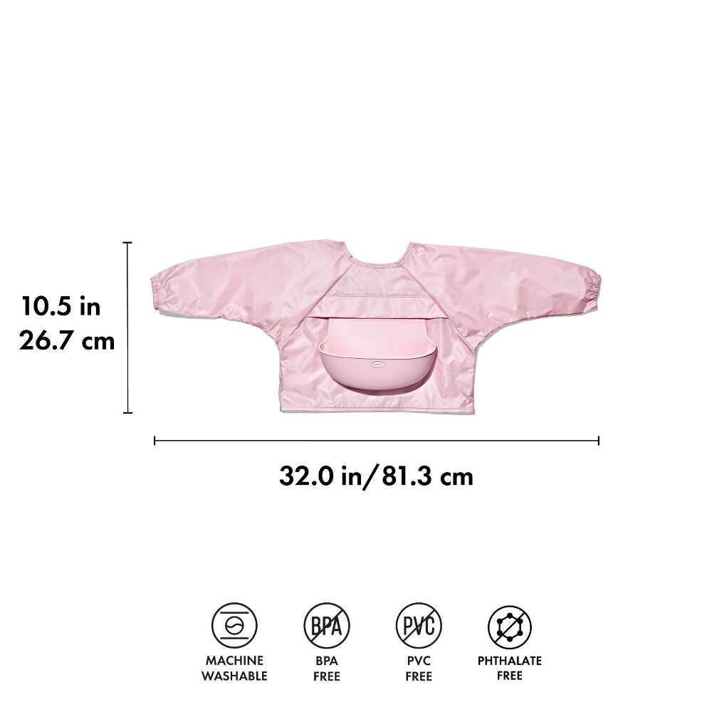 Sleeved Roll-Up Bib - Blossom I8
