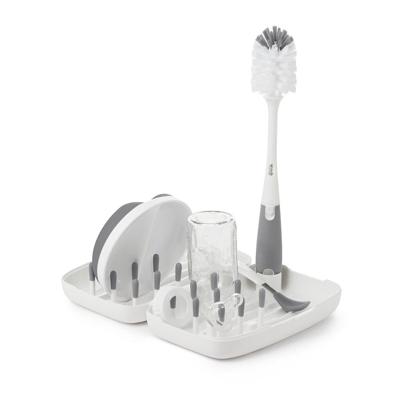 On-the-Go Drying Rack with Bottle Brush F4