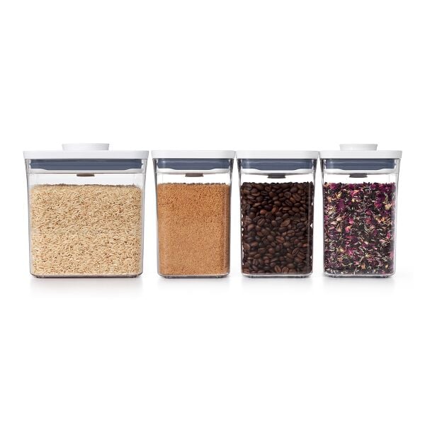 POP Container - Big Square Short (2.8 Qt.) & 3-Piece POP Container Value Set Bundle K2
