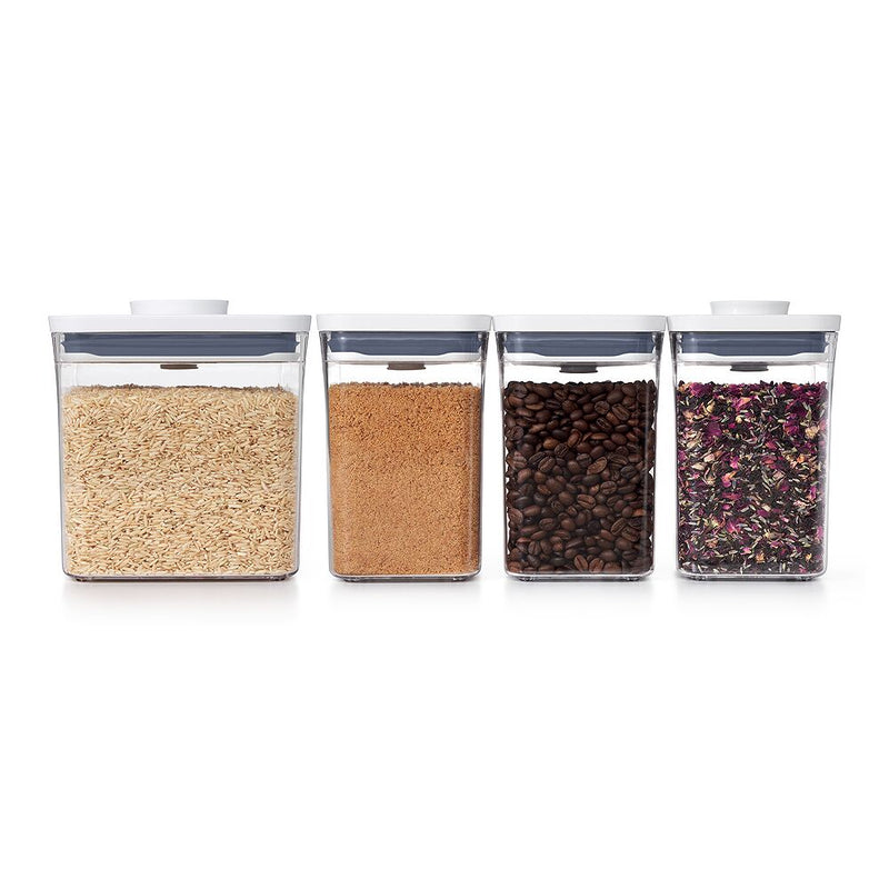 POP Container - Big Square Short (2.8 Qt.) & 3-Piece POP Container Value Set Bundle K2