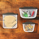 Outdoor Silicone Reusable Stand Up Bag Quart (32 oz) B1
