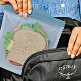 Silicone Reusable Bag  Sandwich (28 oz) - Ocean Blue S9