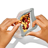 Silicone Reusable Bag  Stand-Up Snack (12 oz) - Fog D1