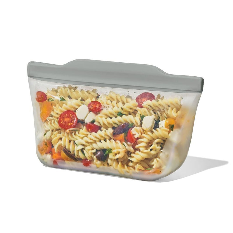 Silicone Reusable Bag  Stand-Up Quart (32 oz) - Fog V2