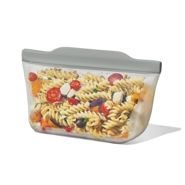 Silicone Reusable Bag  Stand-Up Quart (32 oz) - Fog V2