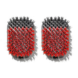 Outdoor Nylon Grill Brush Set of 2 Replacement Heads Q8
