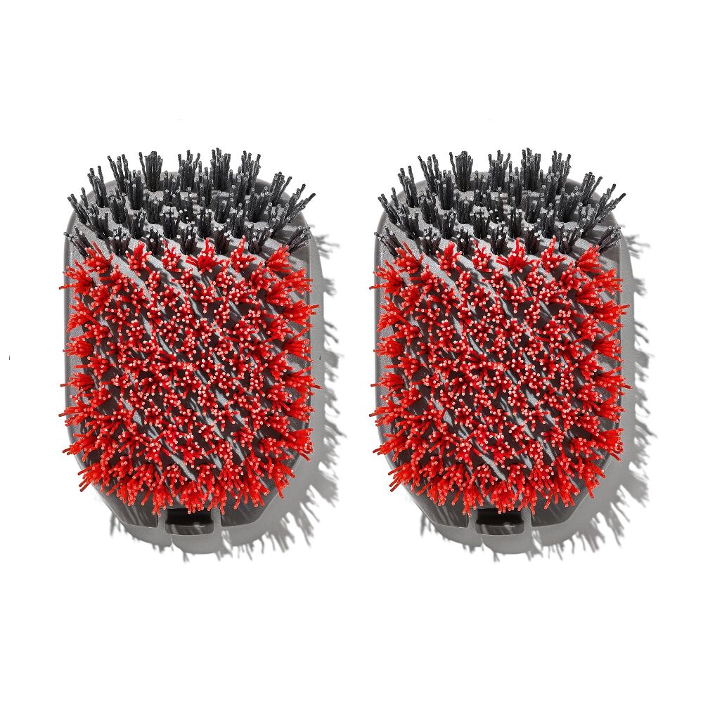 Outdoor Nylon Grill Brush Set of 2 Replacement Heads Q8