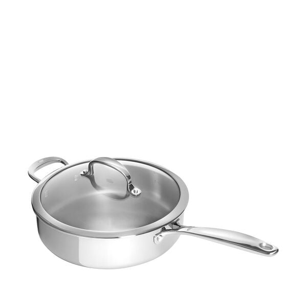 Stainless Steel Pro 10 Inch Covered Skillet N4