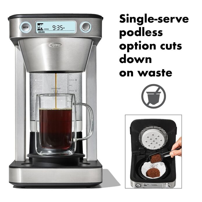 12-Cup Coffee Maker with Podless Single-Serve Function A9